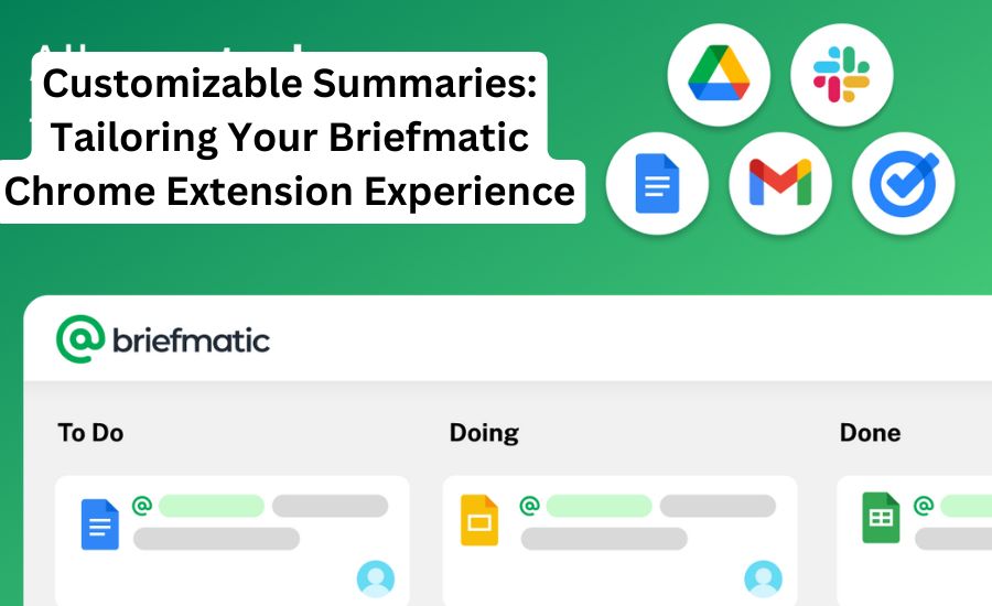 briefmatic chrome extension