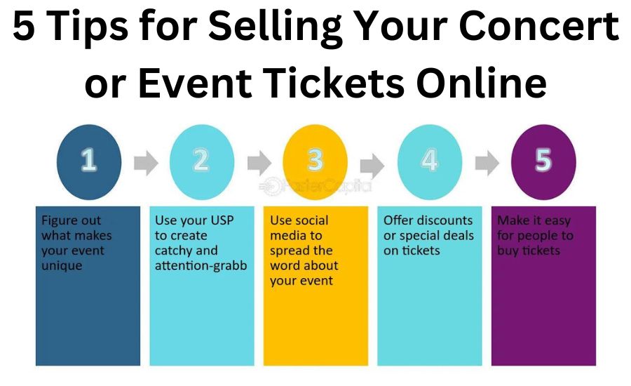 5 Tips for Selling Your Concert or Event Tickets Online