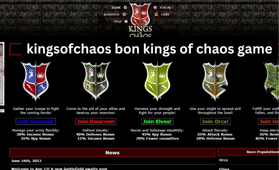 kingsofchaos bon kings of chaos game