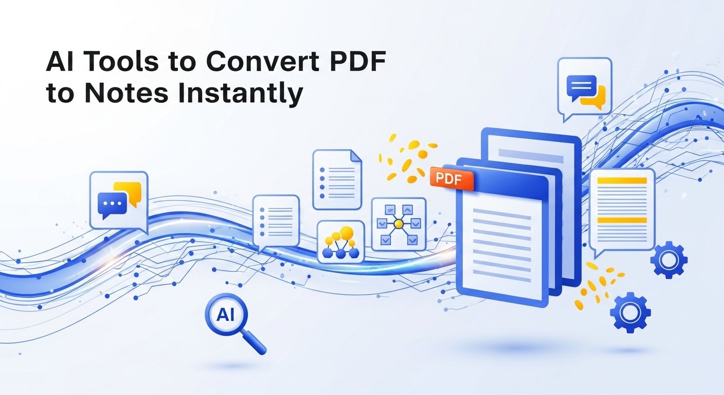 AI Tools to Convert PDF to Notes Instantly